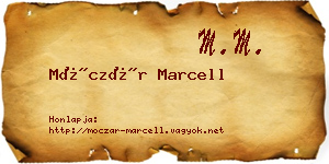 Móczár Marcell névjegykártya