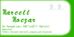 marcell moczar business card